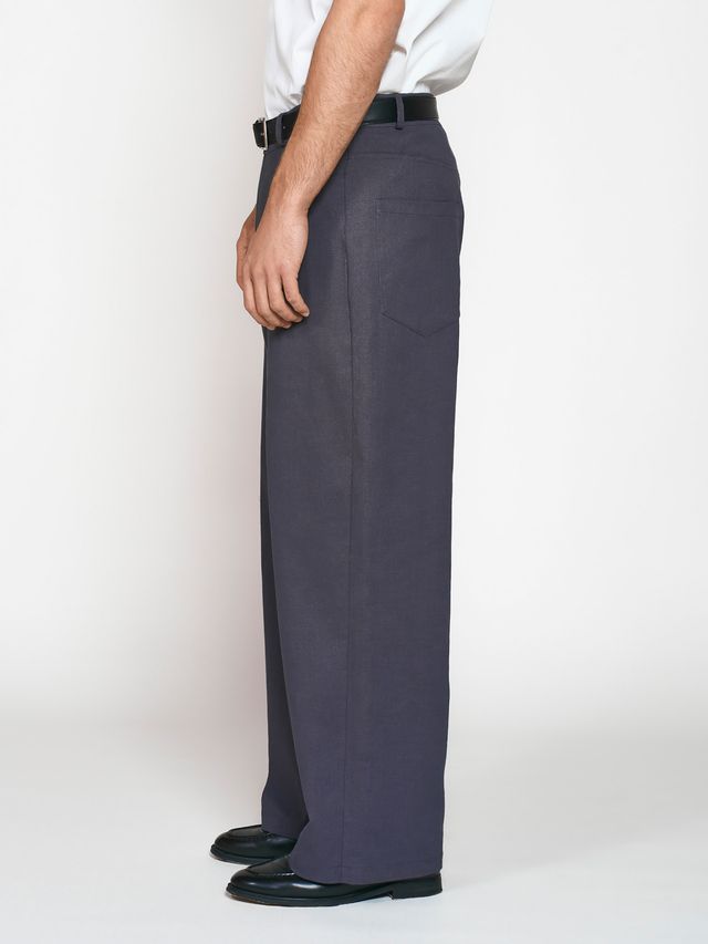 Широкие джинсы из хлопка