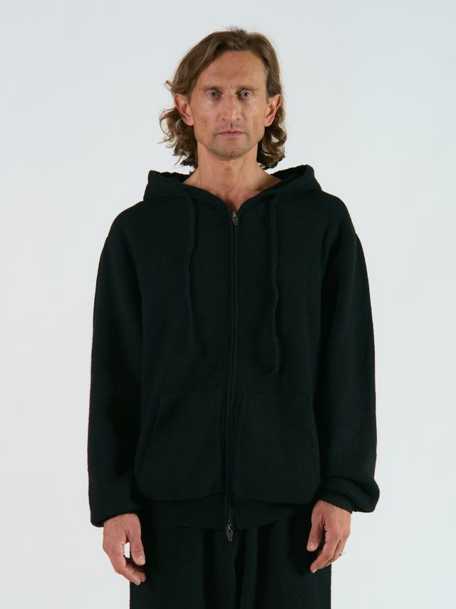 Вязанное худи на молнии Nordic