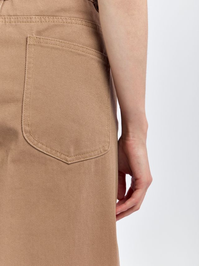 Джинсы прямого силуэта с высокой талией