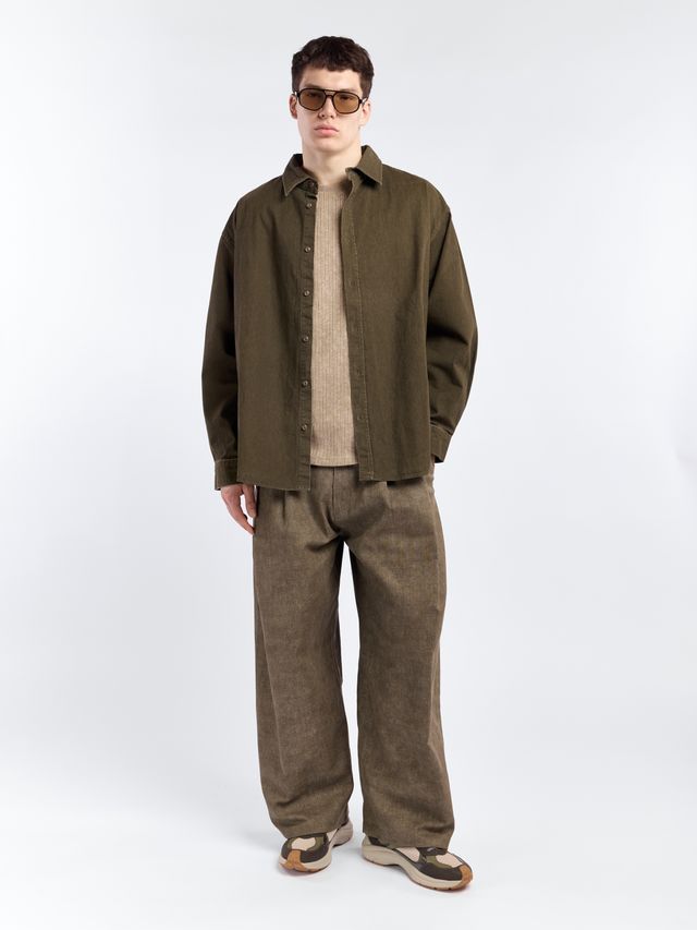 Рубашка из плотного хлопка