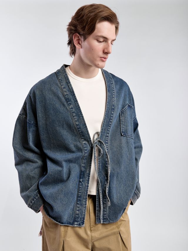 Джинсовое кимоно