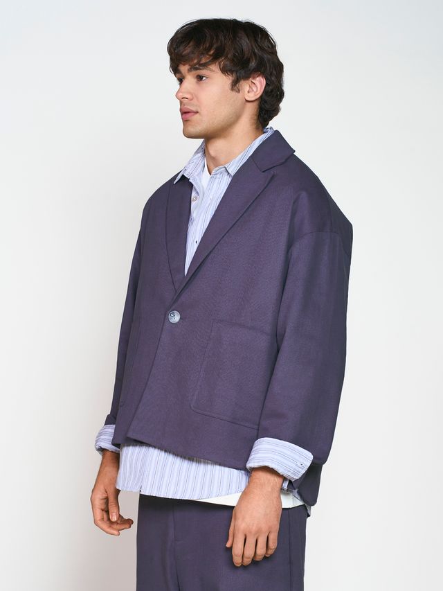 Пиджак из джинсы Over Fit