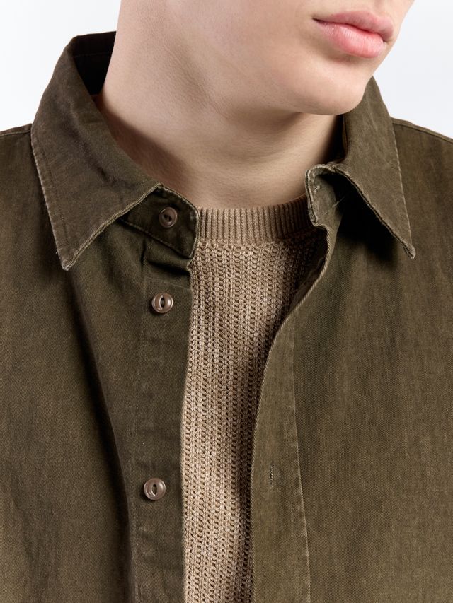 Рубашка из плотного хлопка