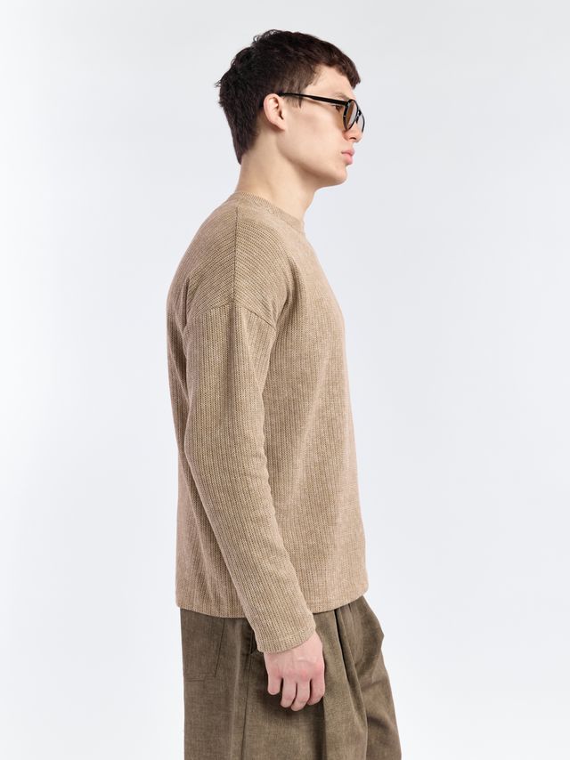 Джемпер из фактурной вязки