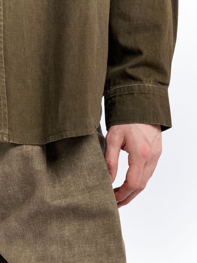 Рубашка из плотного хлопка