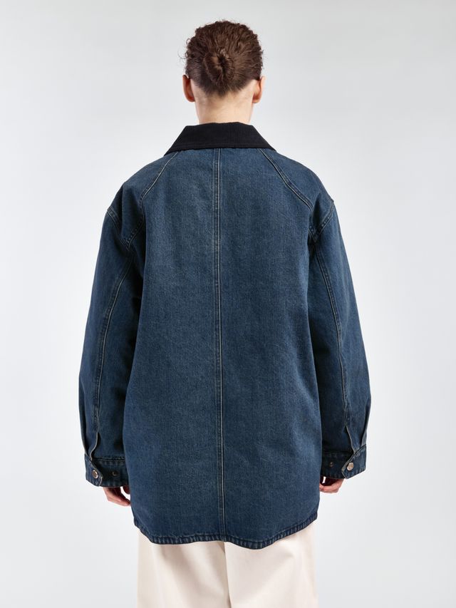 Утепленная куртка в азиатском стиле