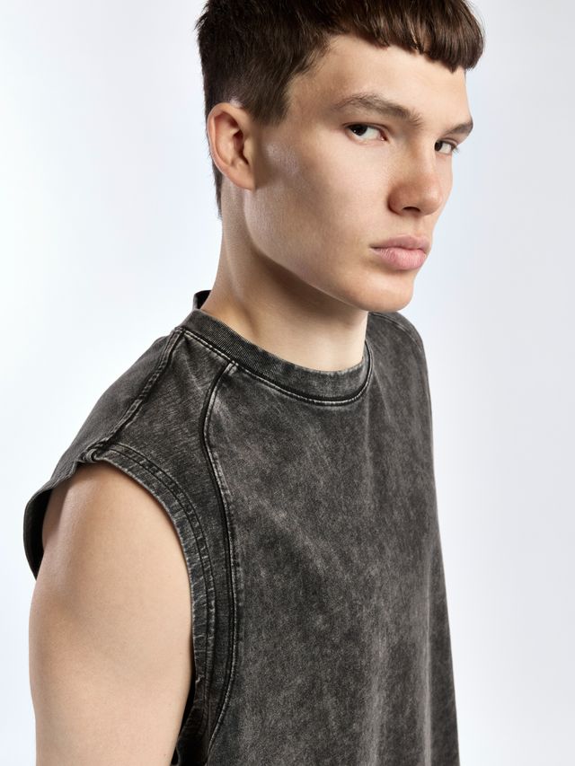 Майка из вареного хлопка