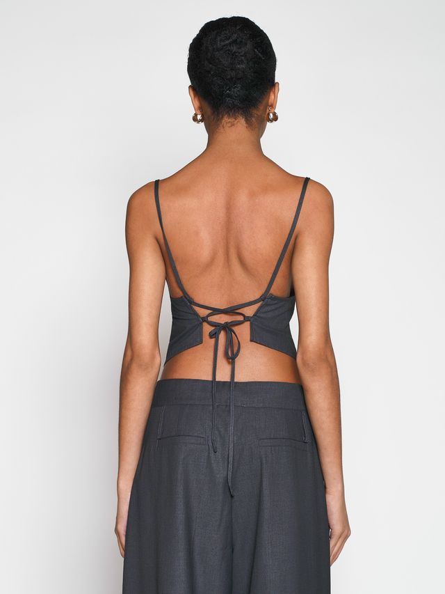 Комплект брюки, баска и топ