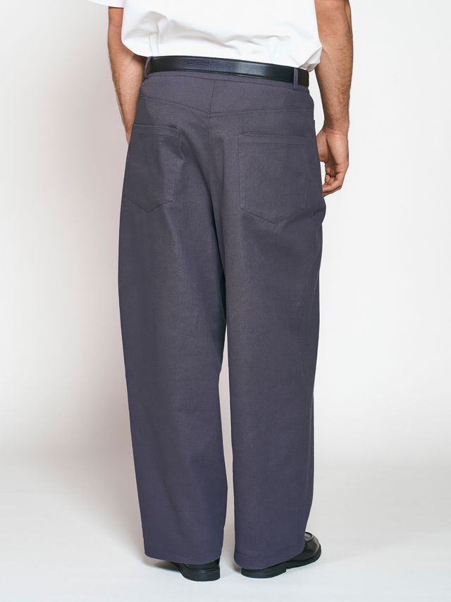 Широкие джинсы из хлопка