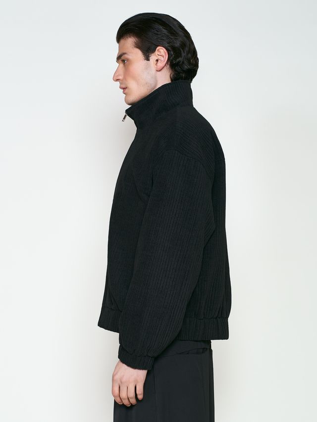 Куртка из вельвета с воротом стойка