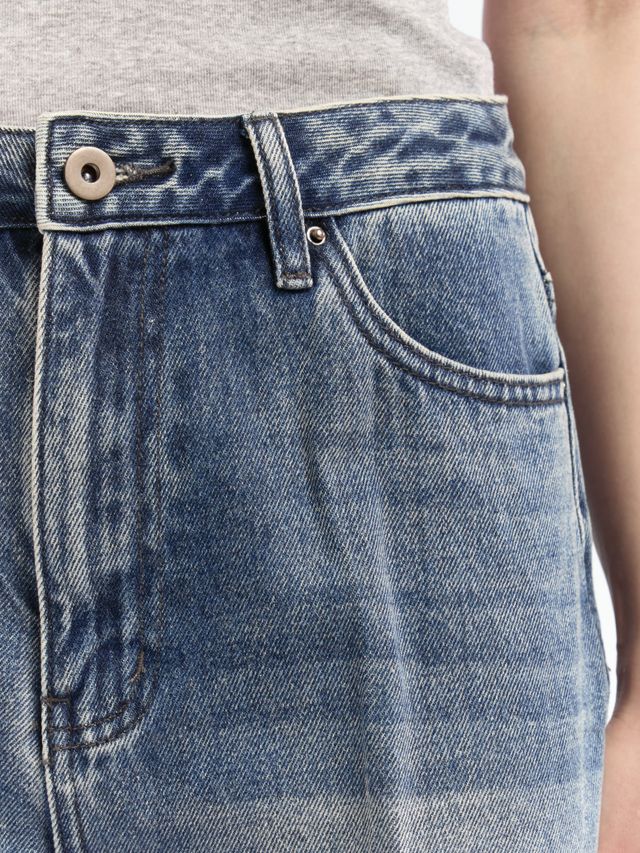 Джинсы прямого силуэта со стрелками