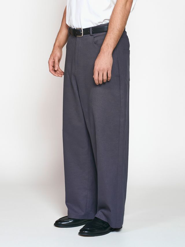 Широкие джинсы из хлопка