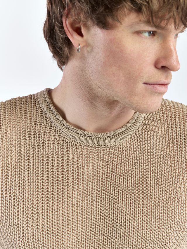 Вязанная майка