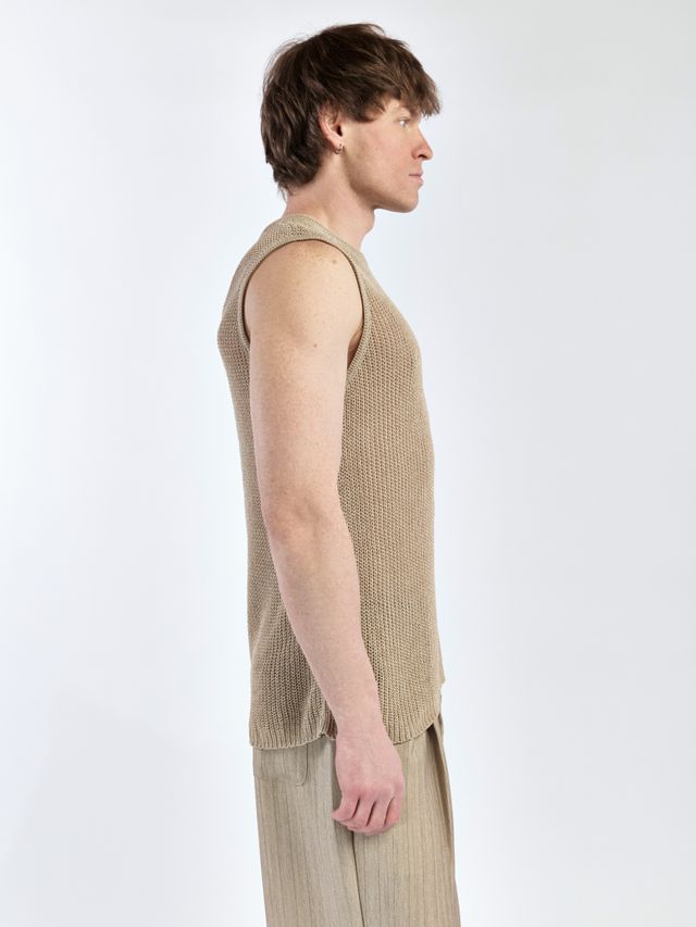 Вязанная майка