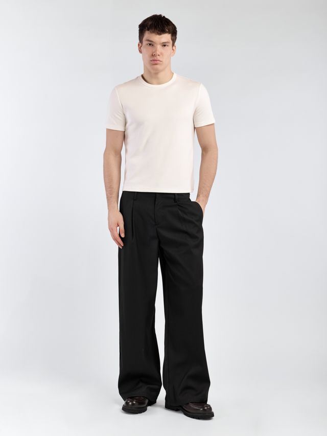 Костюмные брюки прямого кроя