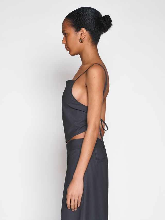 Комплект брюки, баска и топ