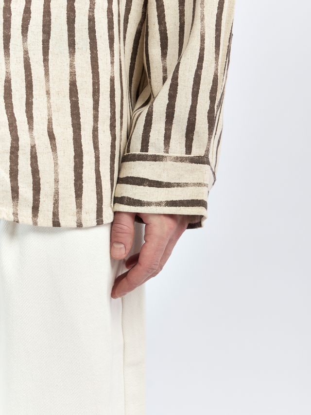 Рубашка с V-образным вырезом