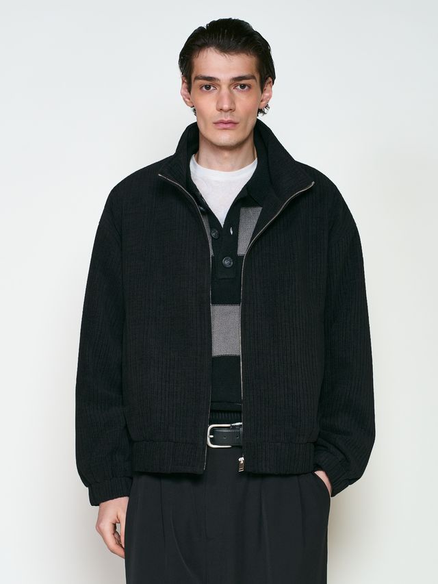 Куртка из вельвета с воротом стойка