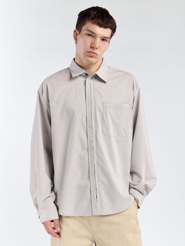 Рубашка со скрытыми пуговицами