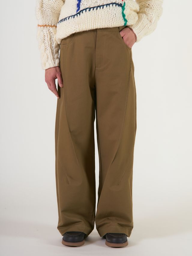 Брюки с акцентной строчкой