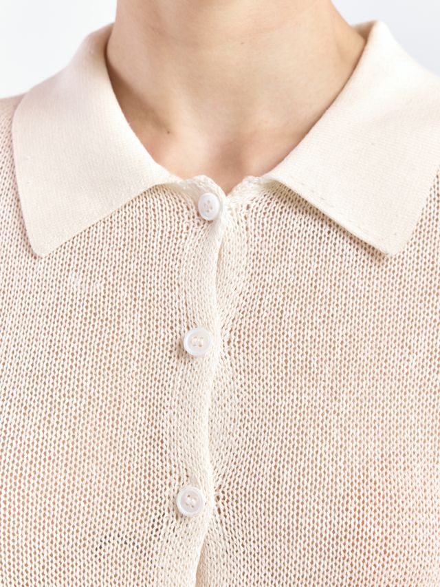 Поло с длинным рукавом и акцентными манжетами