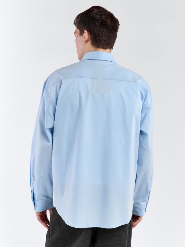 Рубашка со скрытыми пуговицами