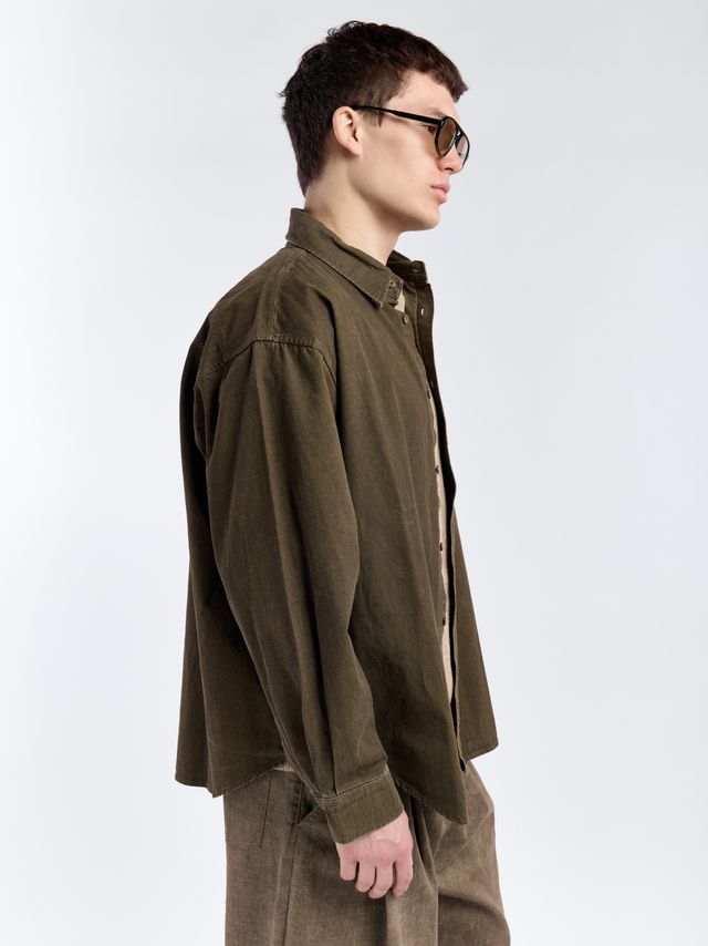 Рубашка из плотного хлопка