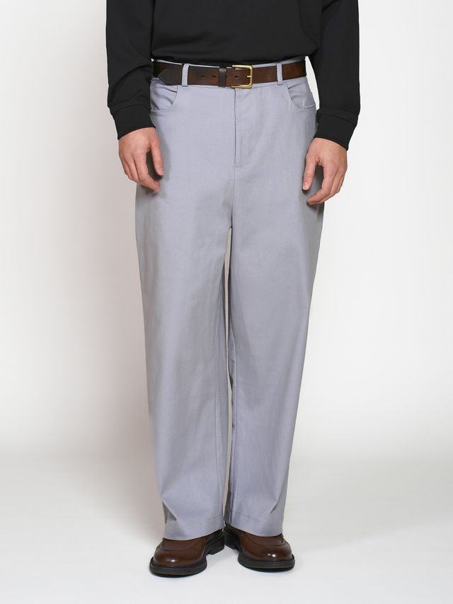 Широкие джинсы из хлопка