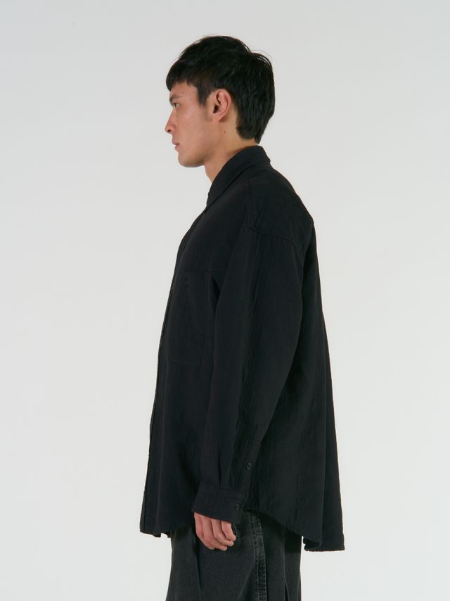 Рубашка из жатого хлопка