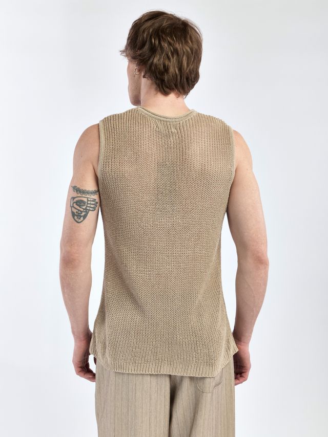 Вязанная майка