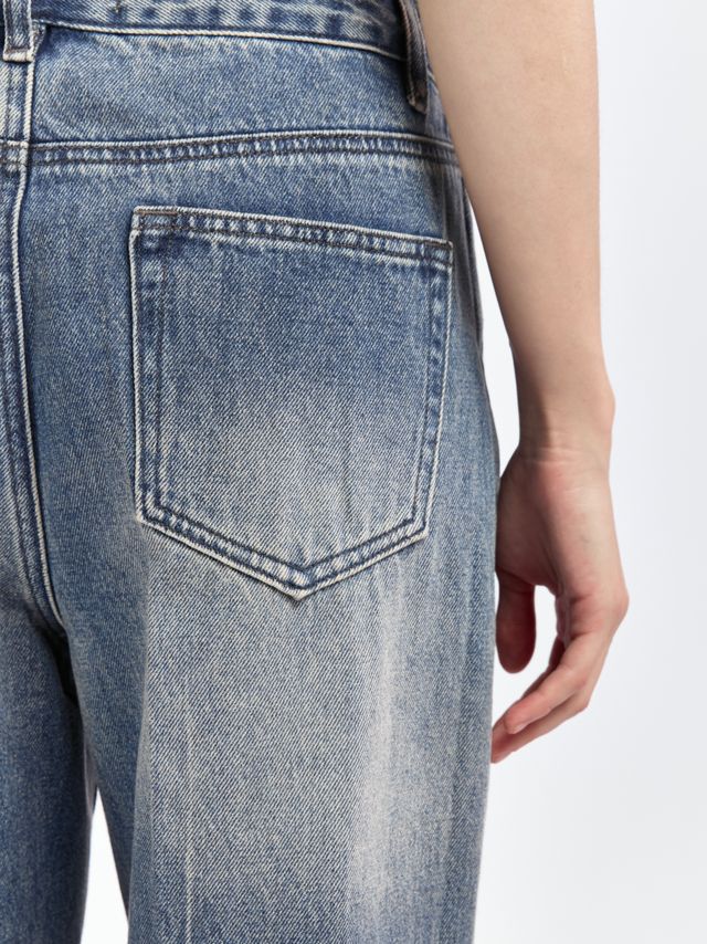 Джинсы прямого силуэта со стрелками