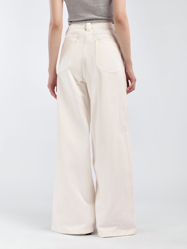 Джинсы прямого силуэта с высокой талией