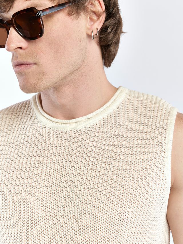 Вязанная майка