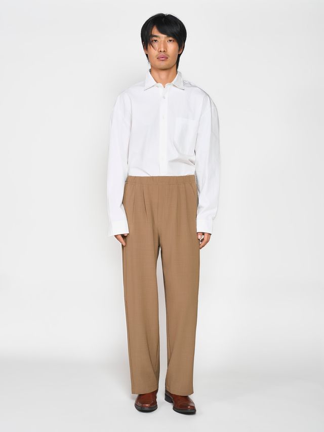 Брюки из тонкой костюмной ткани