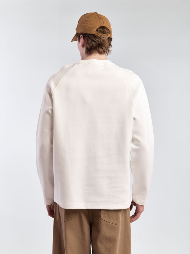 Лонгслив из плотной смесовой ткани с блеском