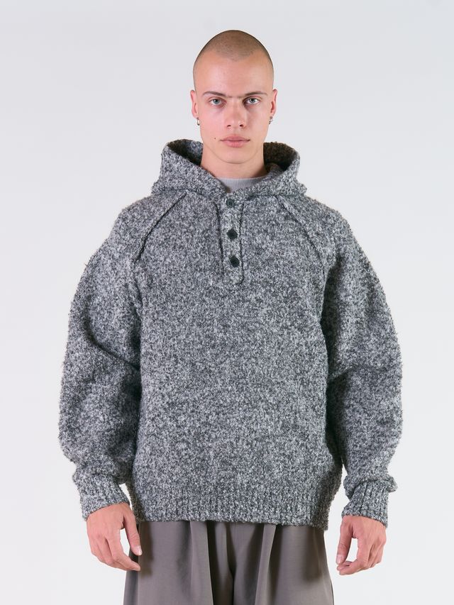 Свитер с капюшоном Textured