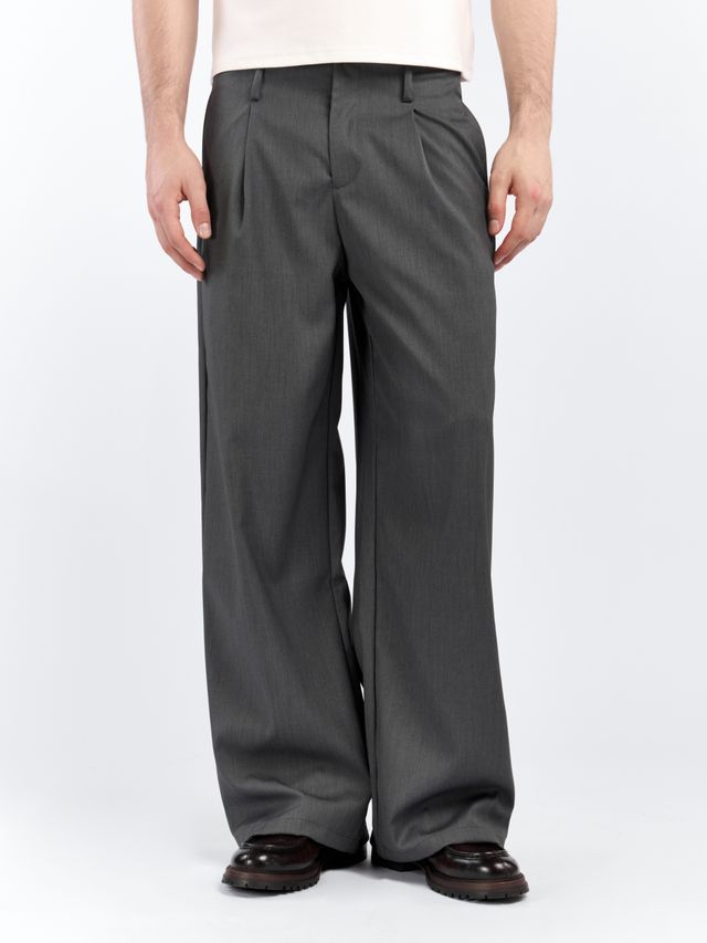 Костюмные брюки прямого кроя