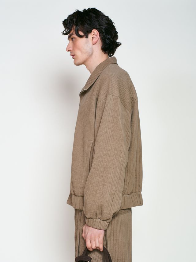 Куртка из вельвета с воротом стойка