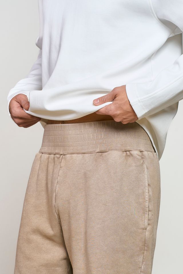 Трикотажные брюки на толстой резинке