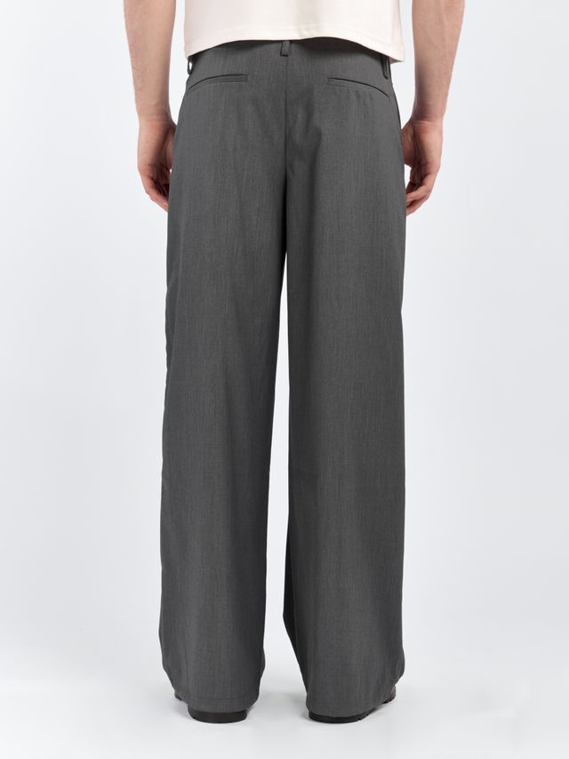 Костюмные брюки прямого кроя