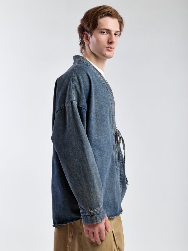 Джинсовое кимоно