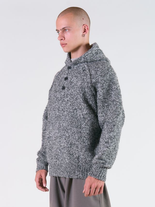 Свитер с капюшоном Textured