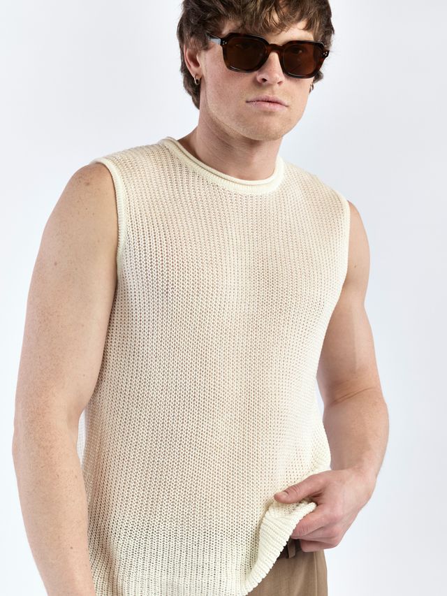 Вязанная майка