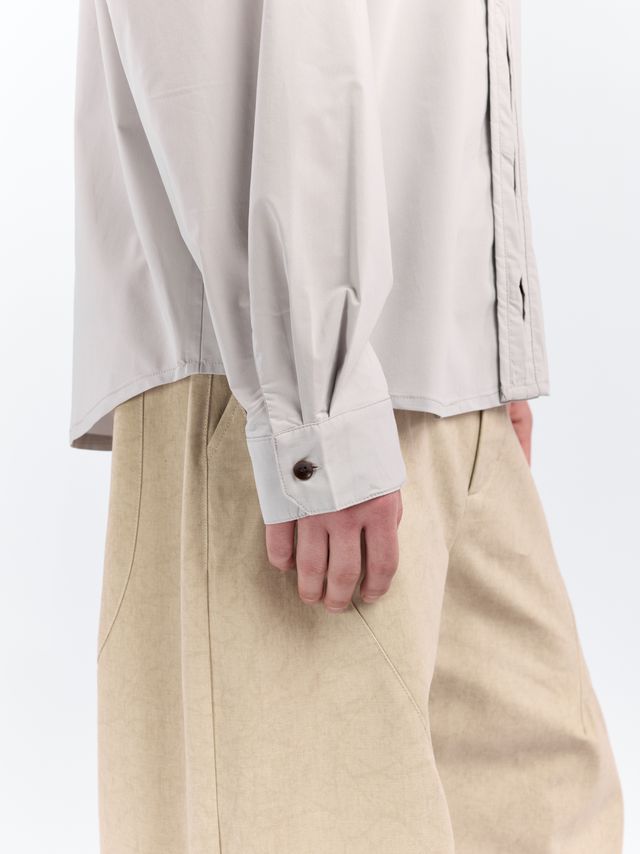 Рубашка со скрытыми пуговицами