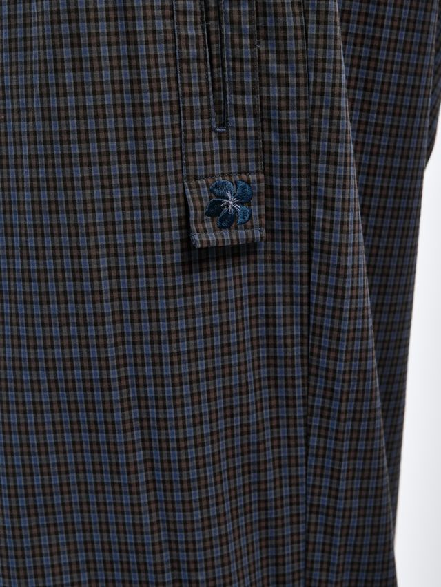 Брюки в пижамном стиле