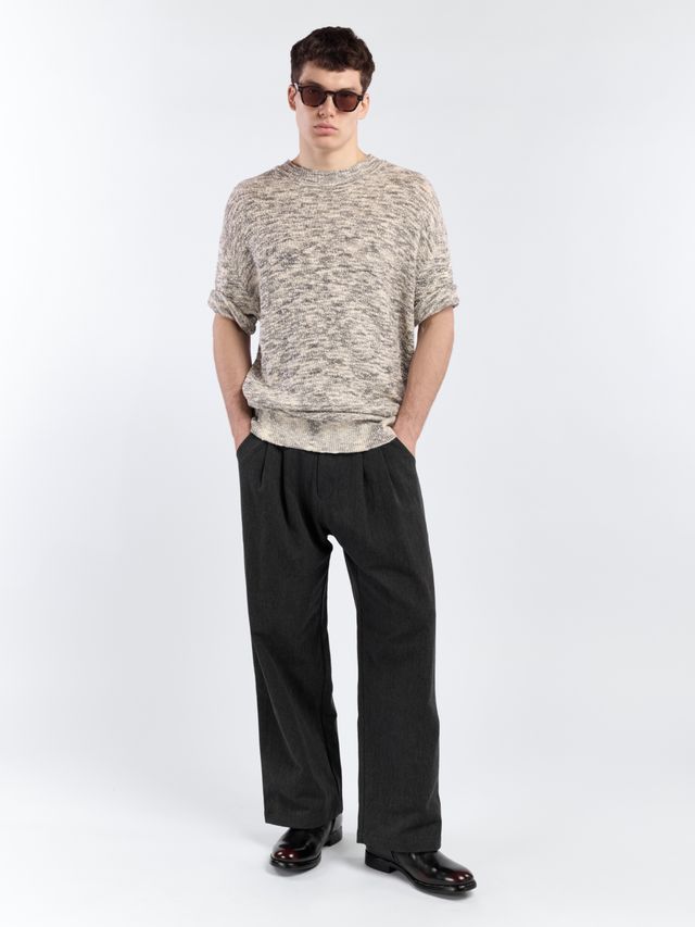 Джинсы с защипами