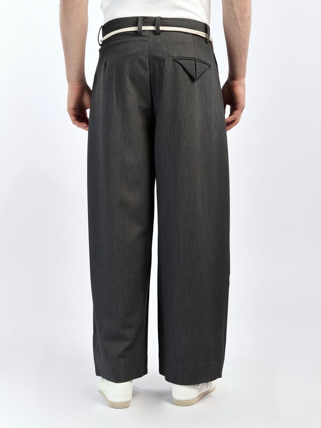 Брюки О-силуэта с поясом на карабине