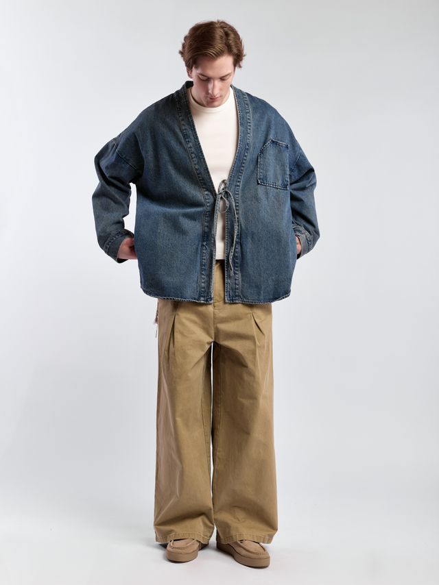 Джинсовое кимоно