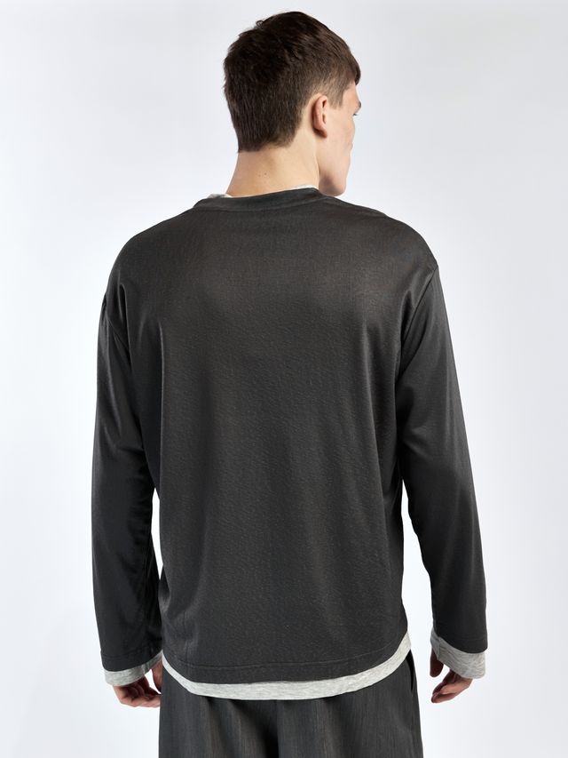 Двойной лонгслив