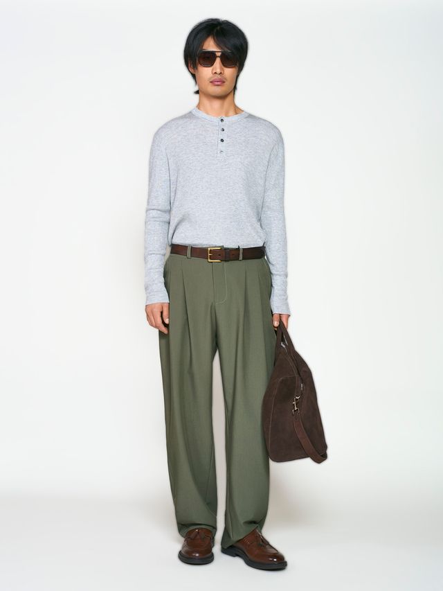 Брюки зауженного кроя